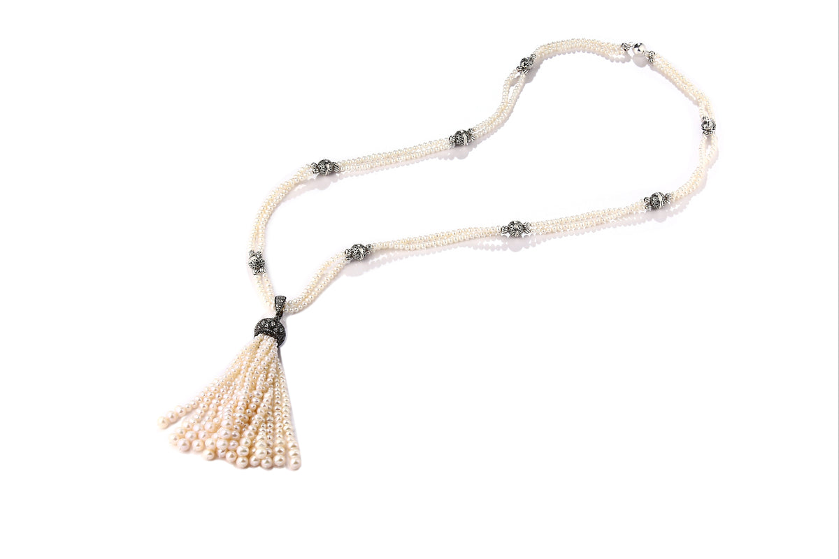 Pearl Fringe Necklace