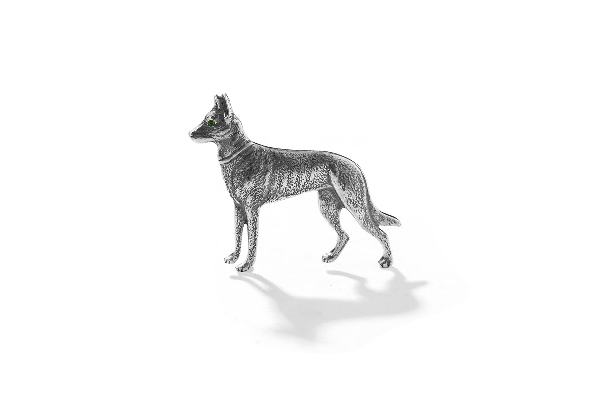 Guardian Wolf Brooch