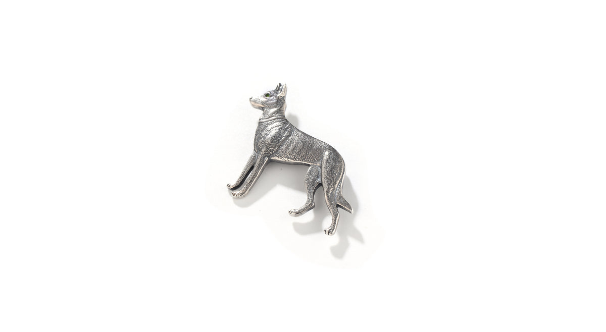 Guardian Wolf Brooch